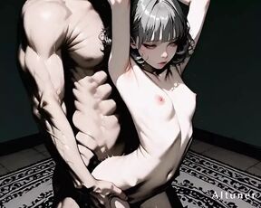 ai-gen.0021 an Alluring Body Meets the Mystery of Night? Art and Desire Intertwined.