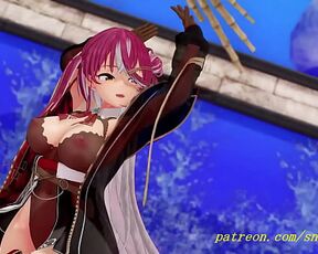 noVR mmd Marine Dance 3d hololive Hentai