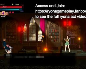 Pink haired lady giving a blowjob in Ghell2 hentai game new gameplay