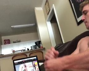 Bryson Jerks off to Porn and Talks Dirty