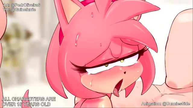 Amy Rose Porn - Amy Rose Double Penetration - Sonic the Hedgehog Porn - MasturVideos