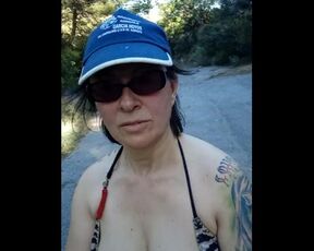 Danger!! Milf nude sneaking around risky Private Property Water Plant!! part 7